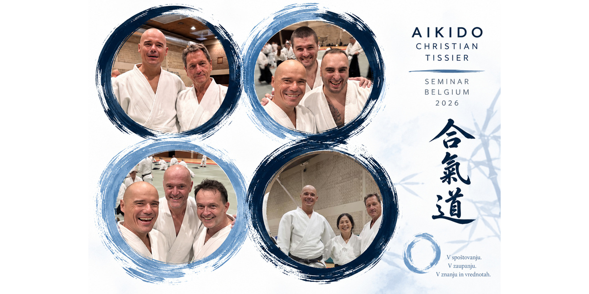Ponovno na tatamijih – seminar s Shihanom Christianom Tissierjem 8. dan v Belgiji